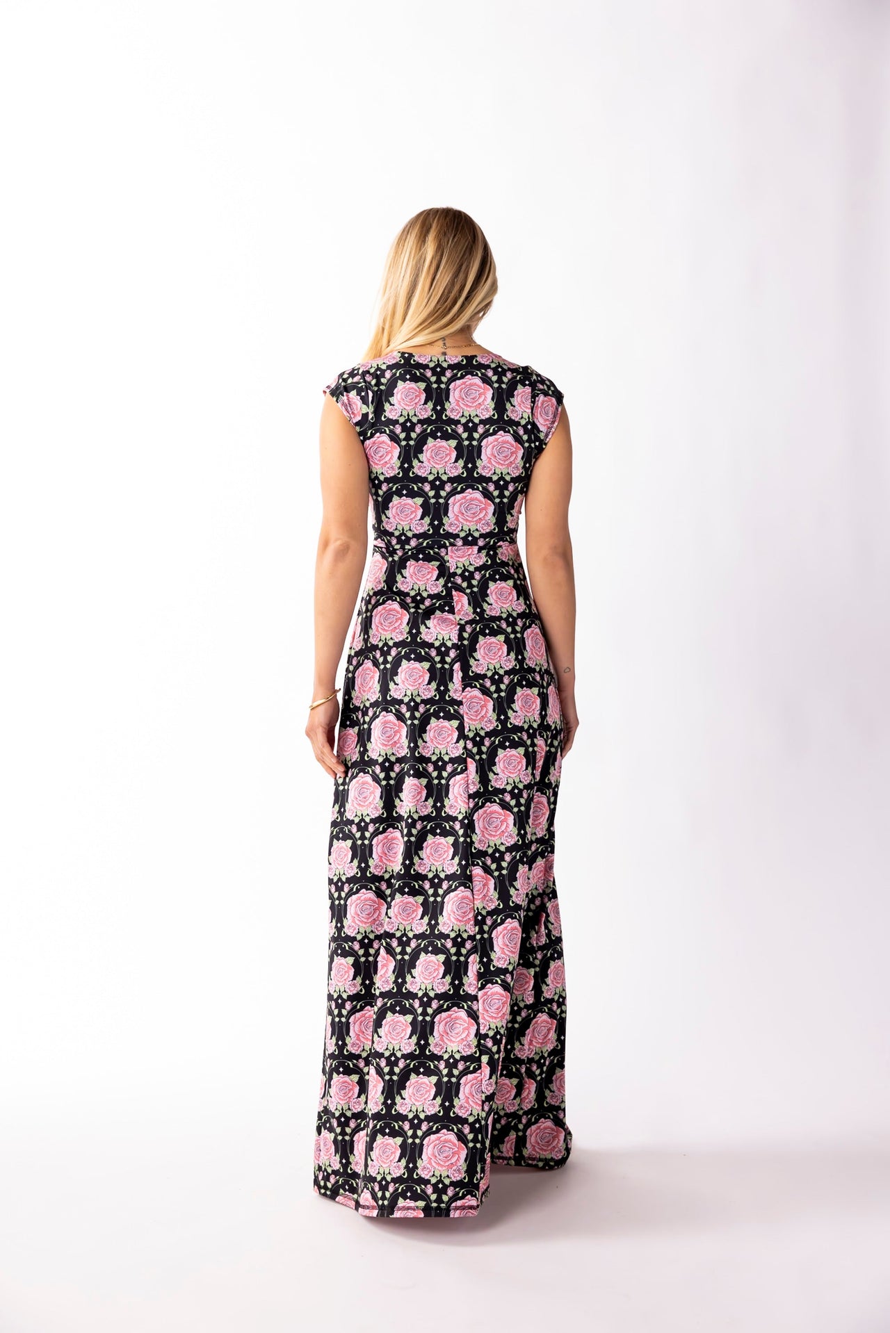 Rockstar Maxi Dress - Midnight Rose