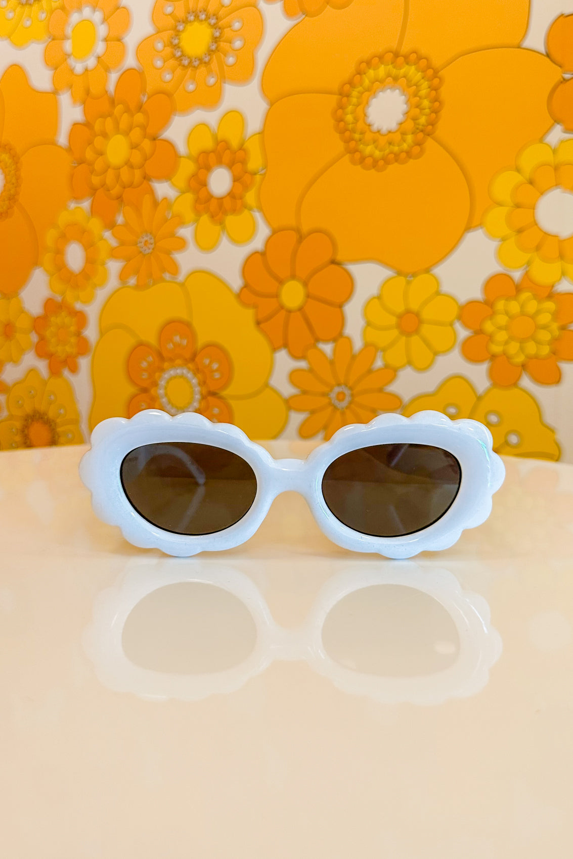 Cloud Sunglasses in White