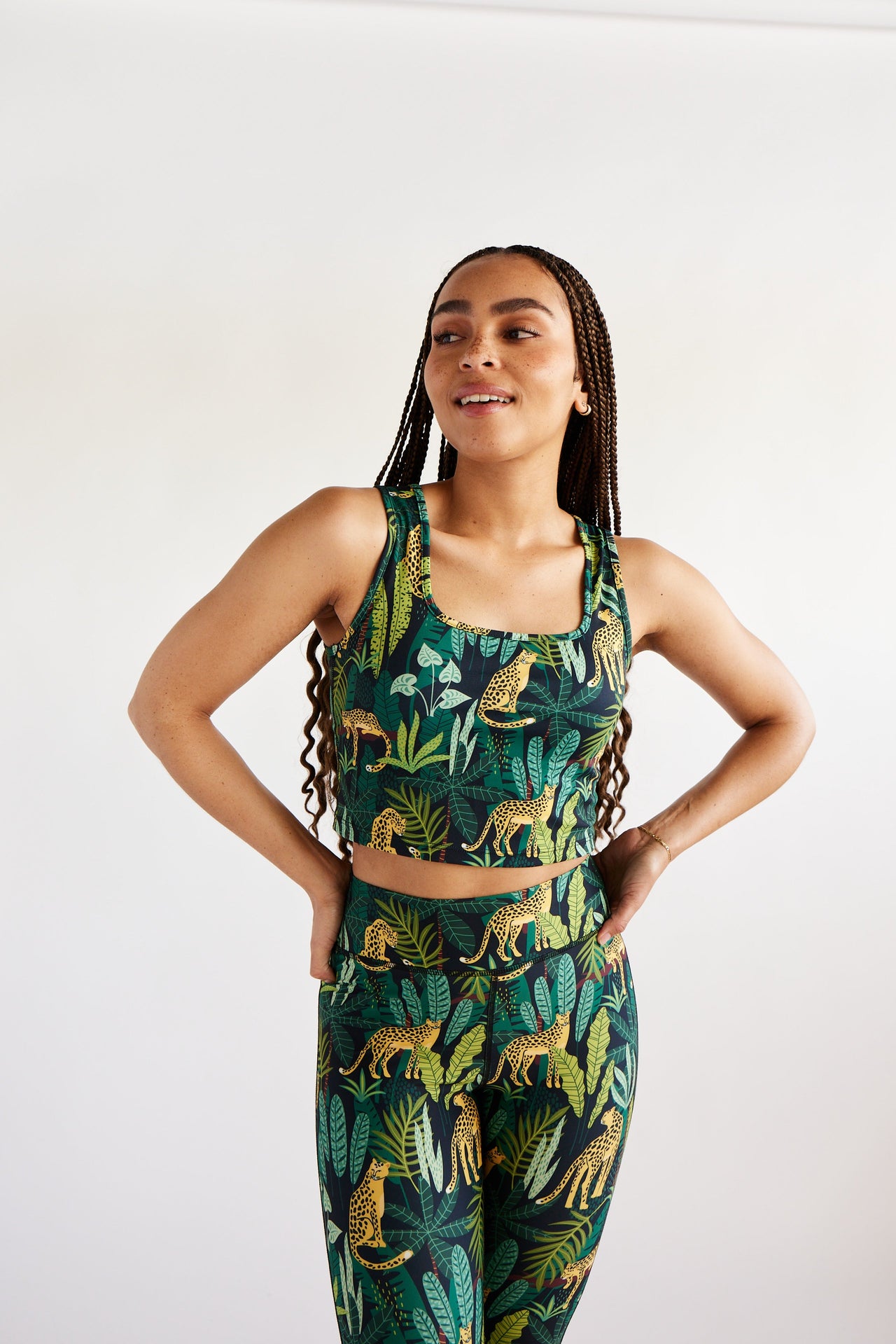 Simple Crop Top - Jungle