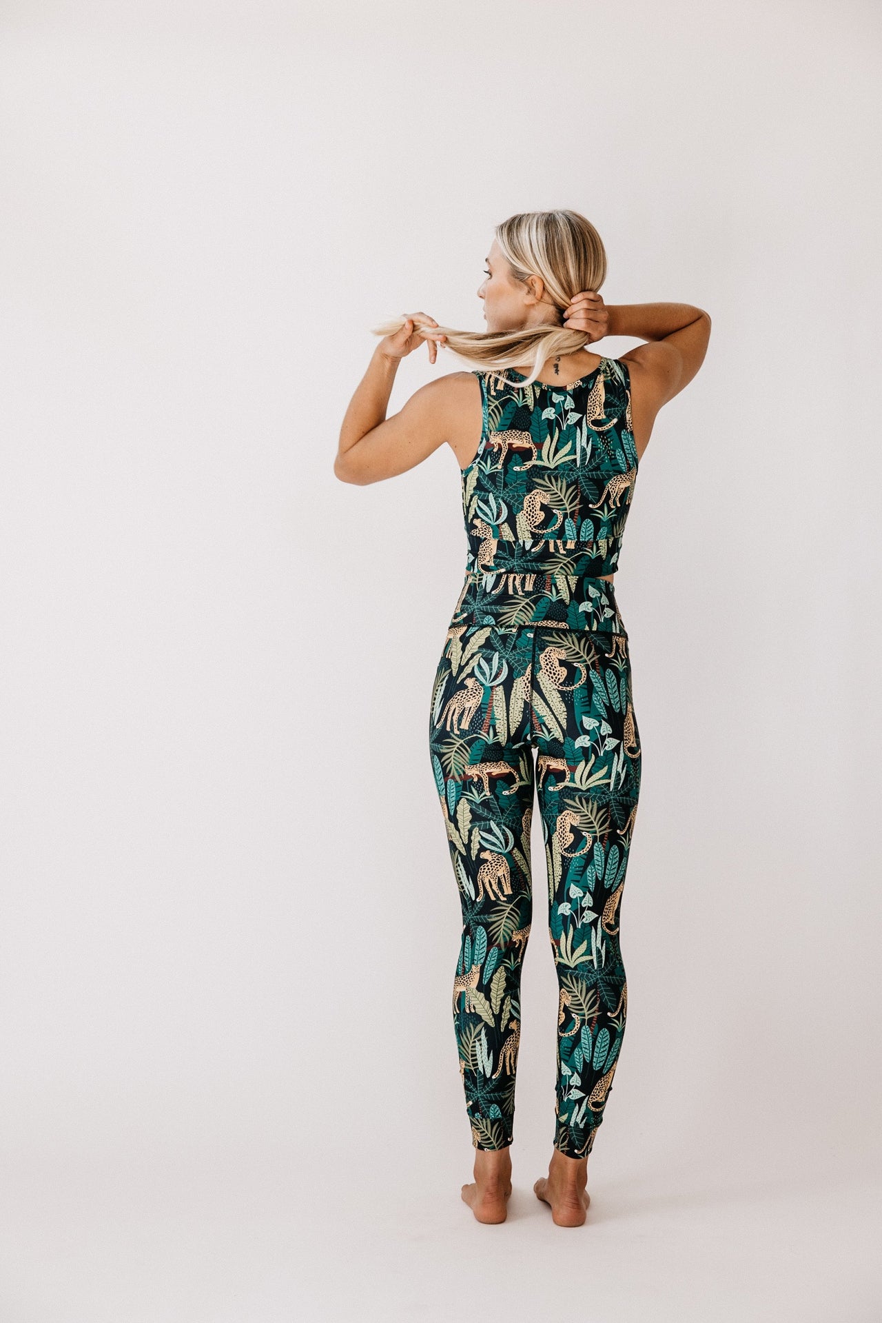 High Rise Leggings - Jungle