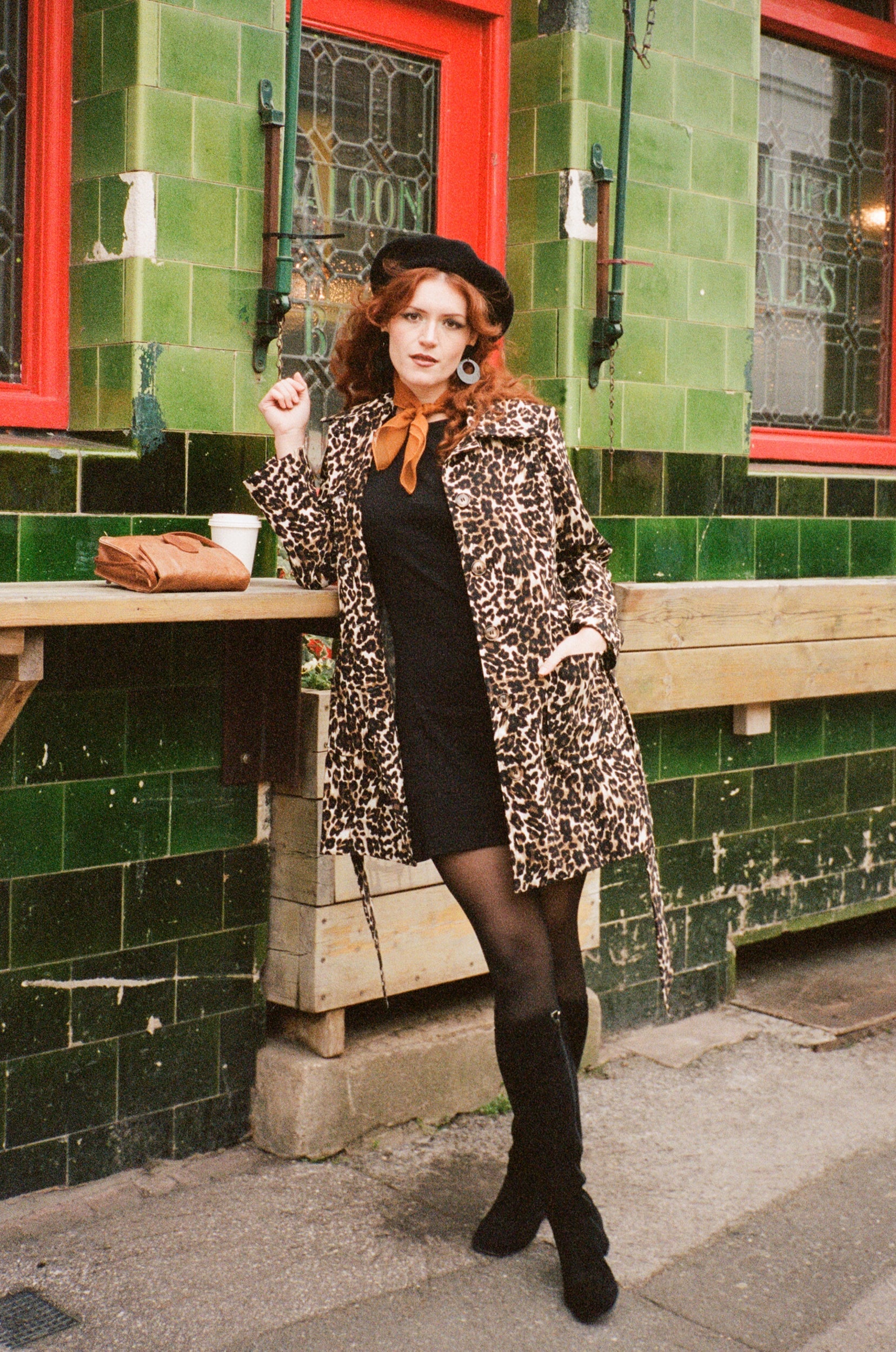 The Leopard Trench Coat