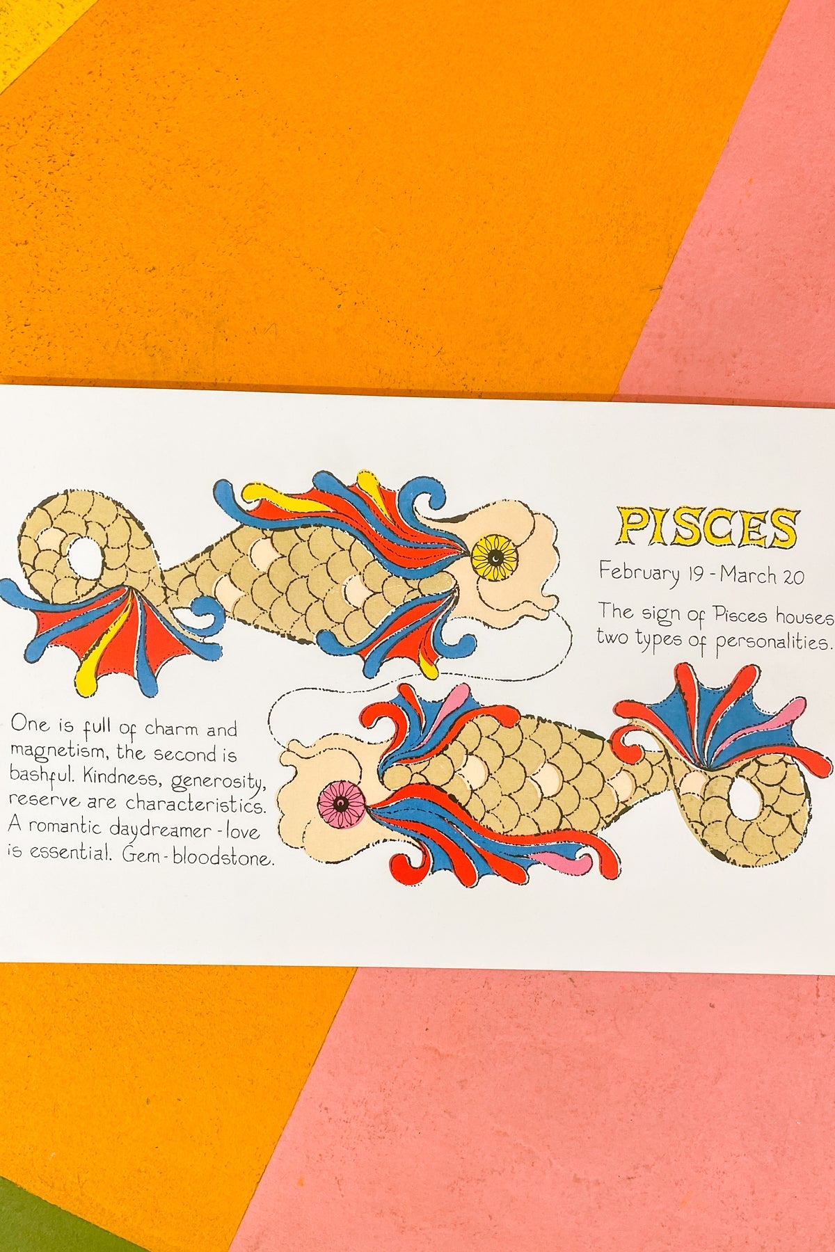 Pisces Zodiac Print