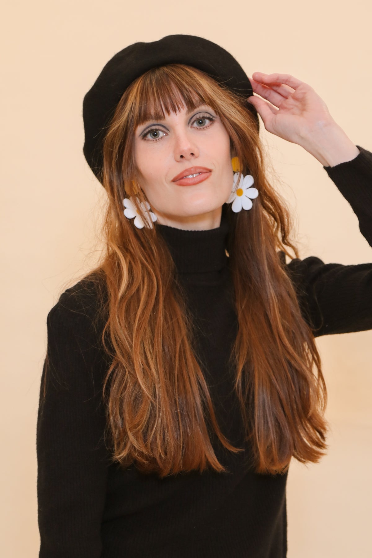 Brigitte Beret in Black