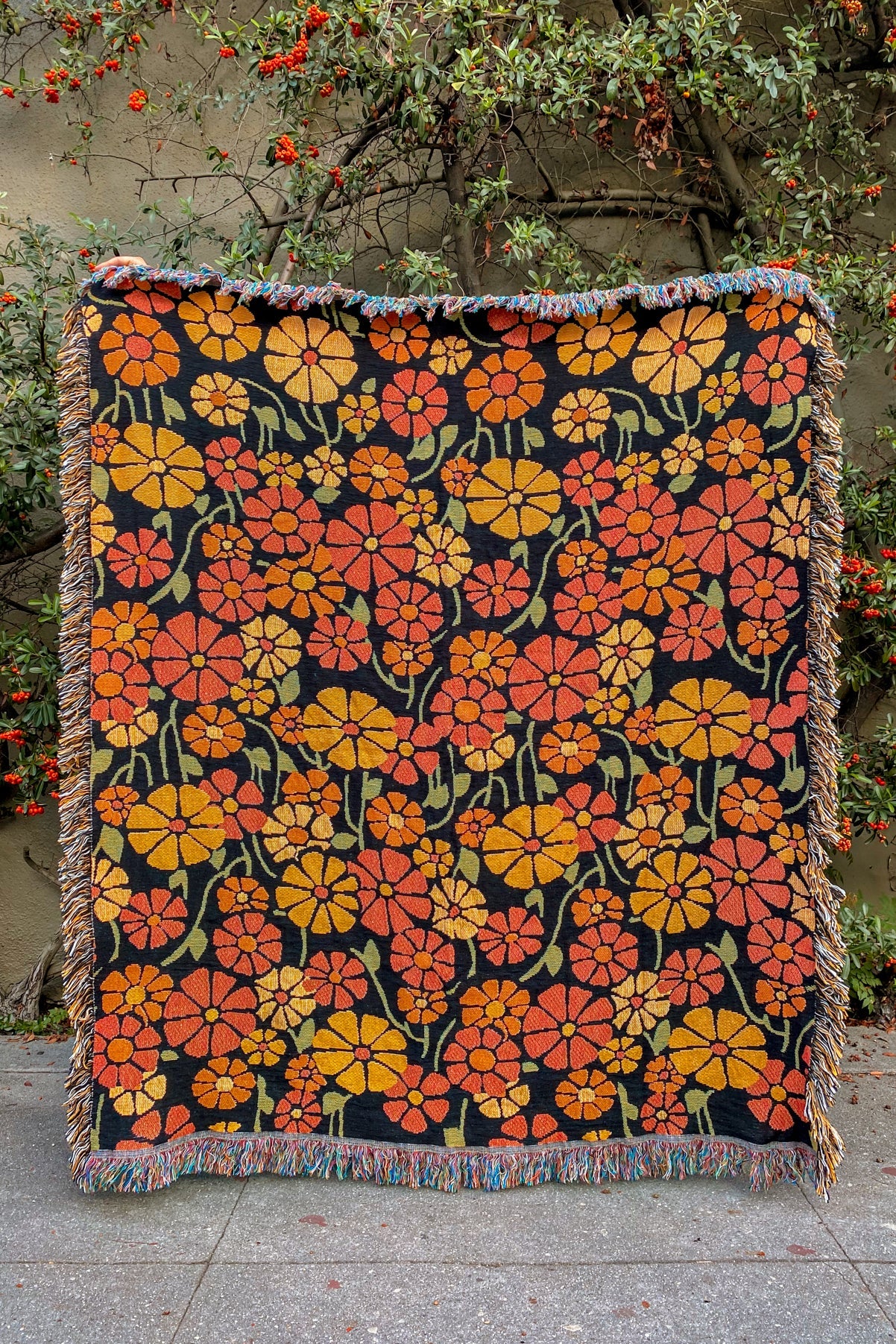 Marigold Woven Throw Blanket