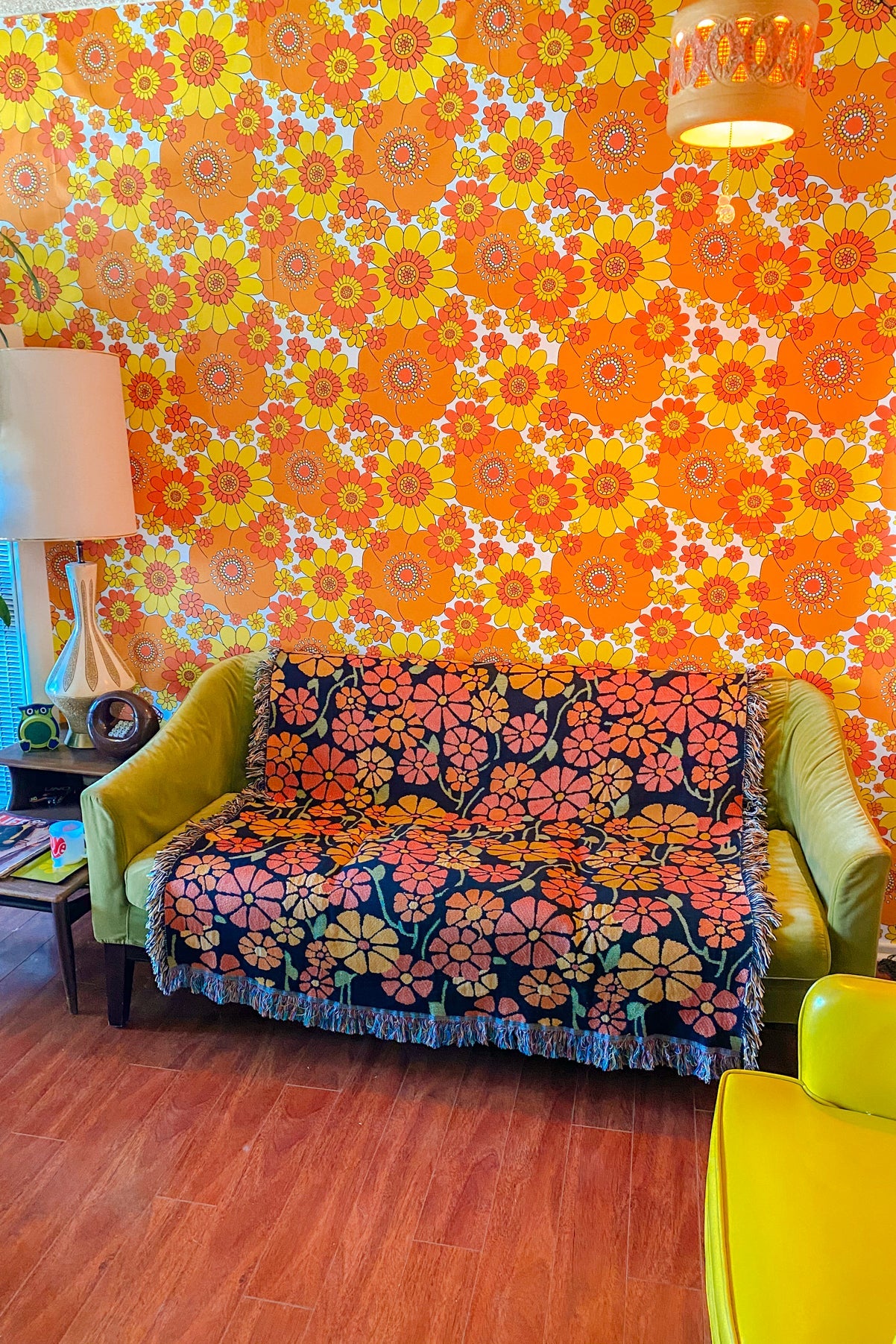 Marigold Woven Throw Blanket