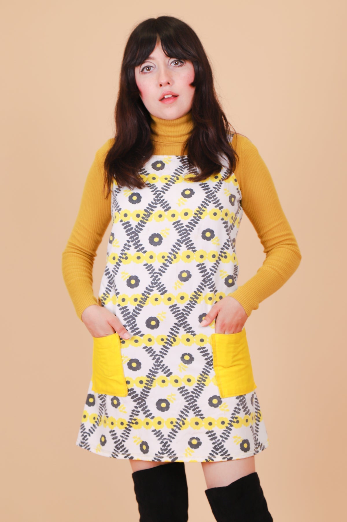 Vintage 1970’s Some Sunny Day Mini-Dress