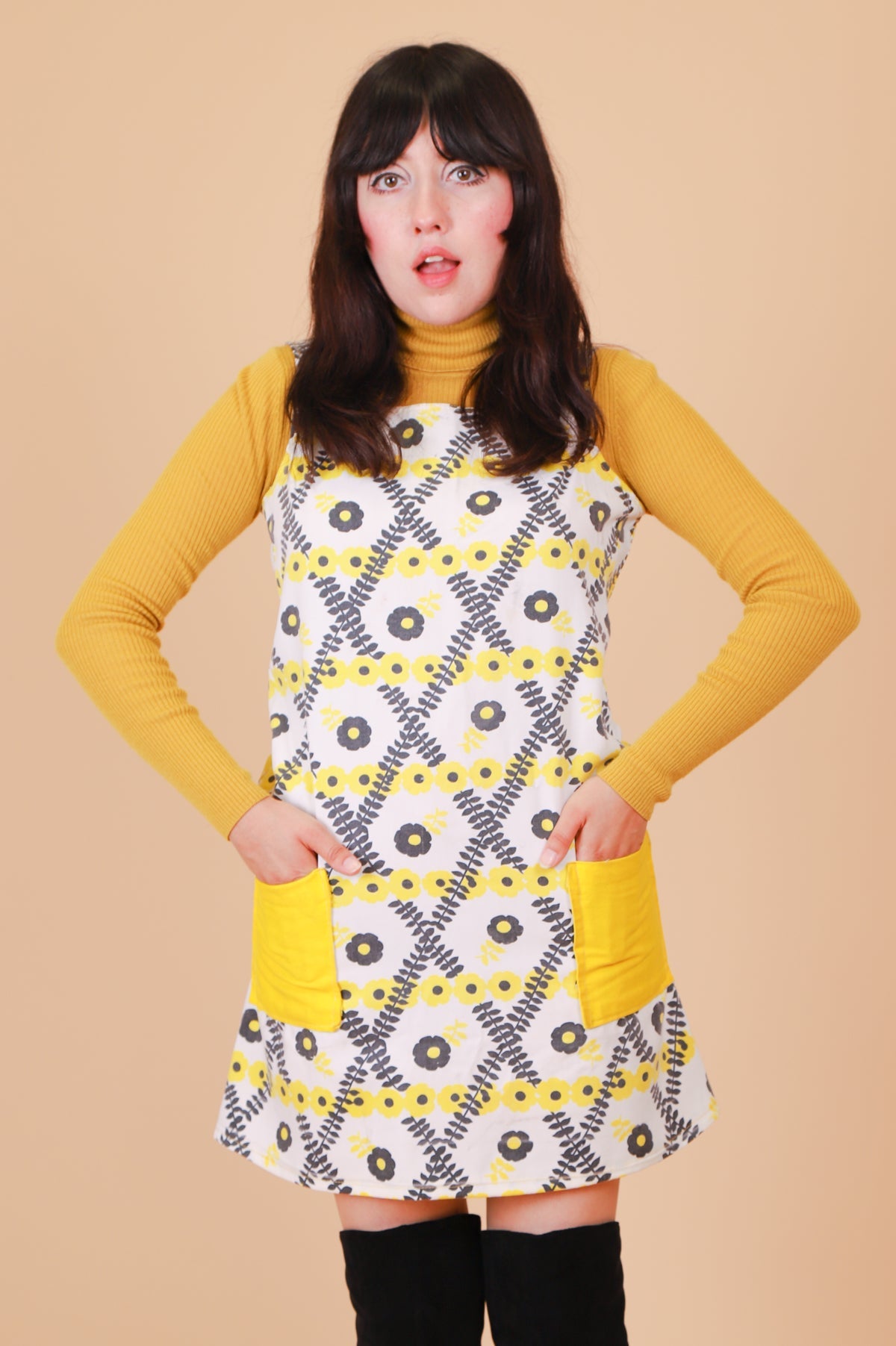 Vintage 1970’s Some Sunny Day Mini-Dress