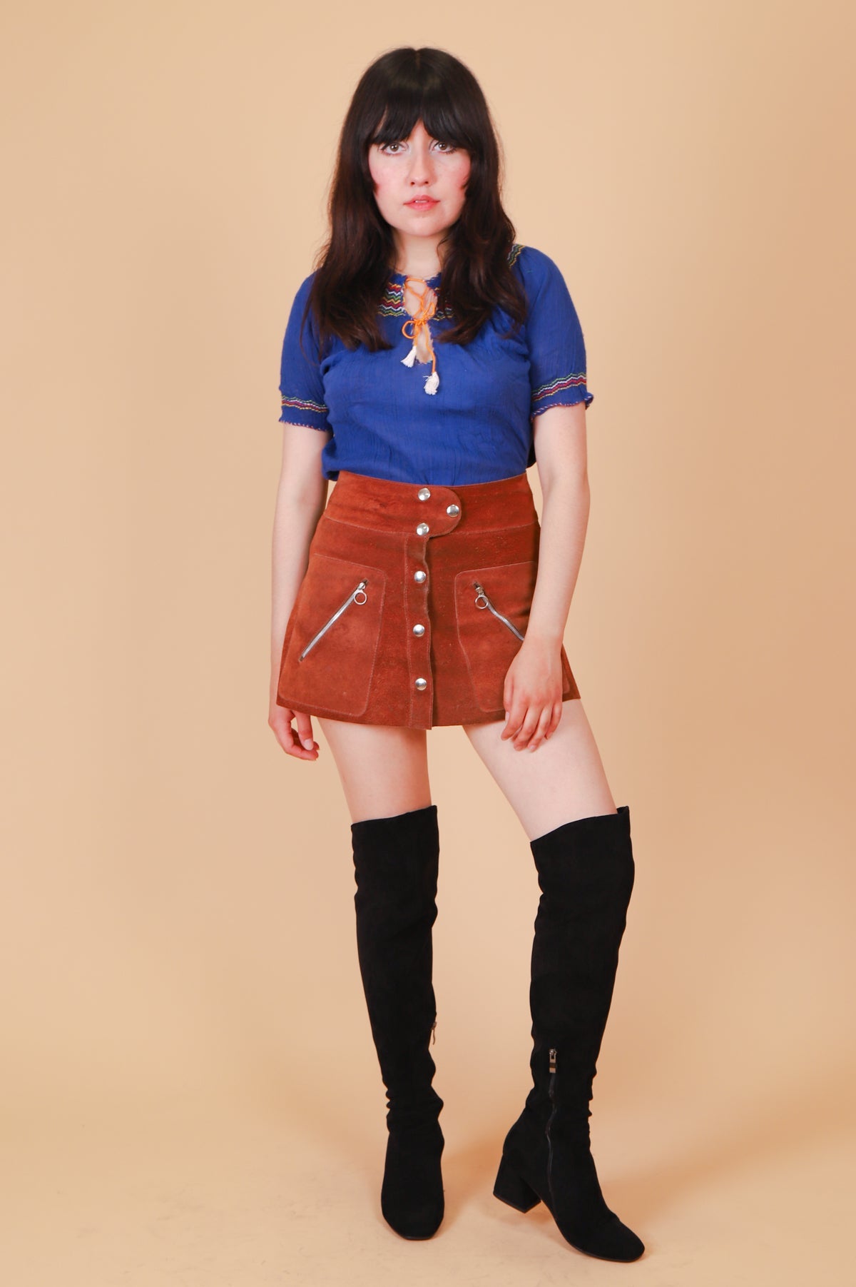 Vintage 1960’s Lapis Penny Lane Blouse