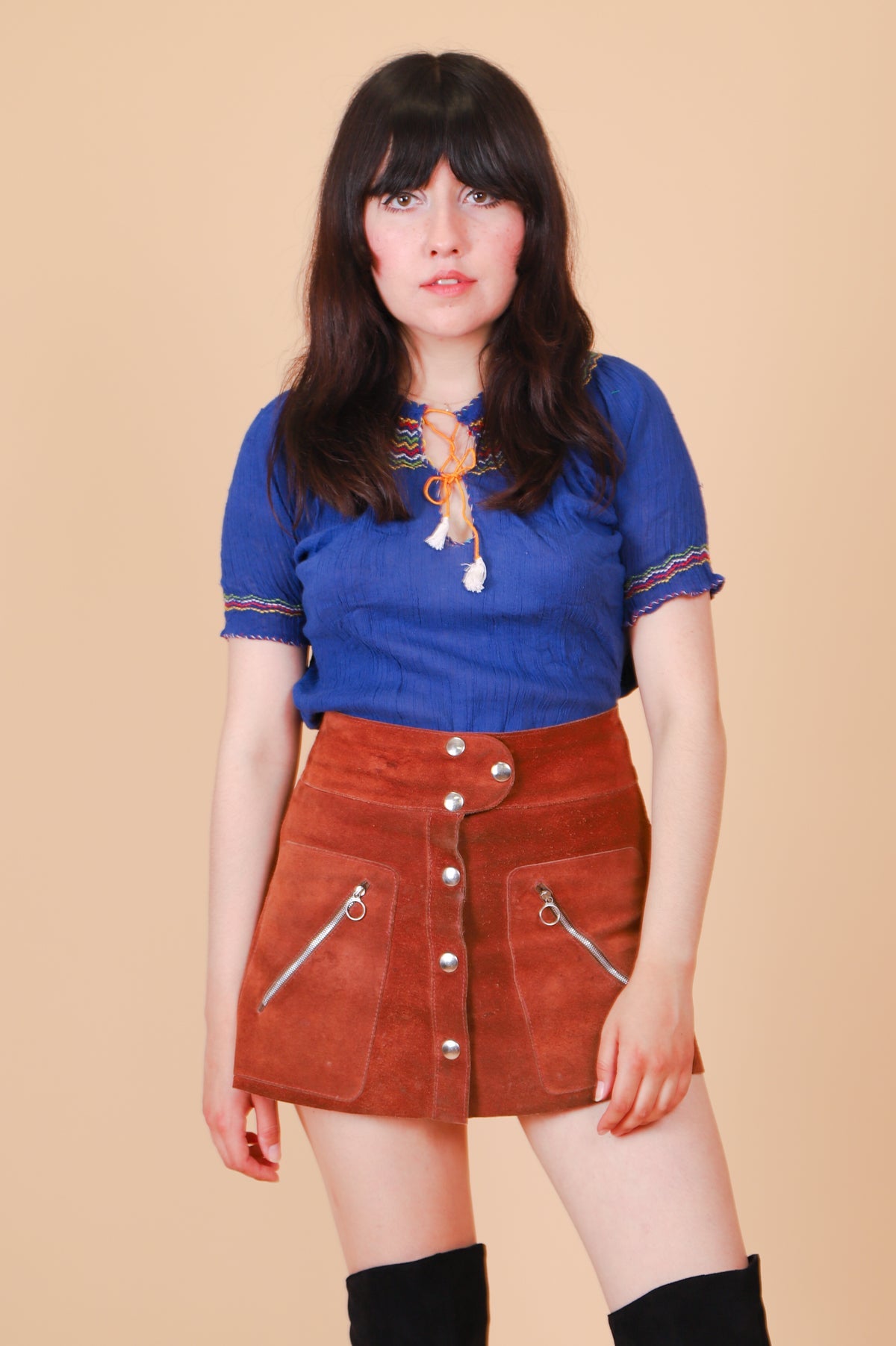 Vintage 1960’s Lapis Penny Lane Blouse