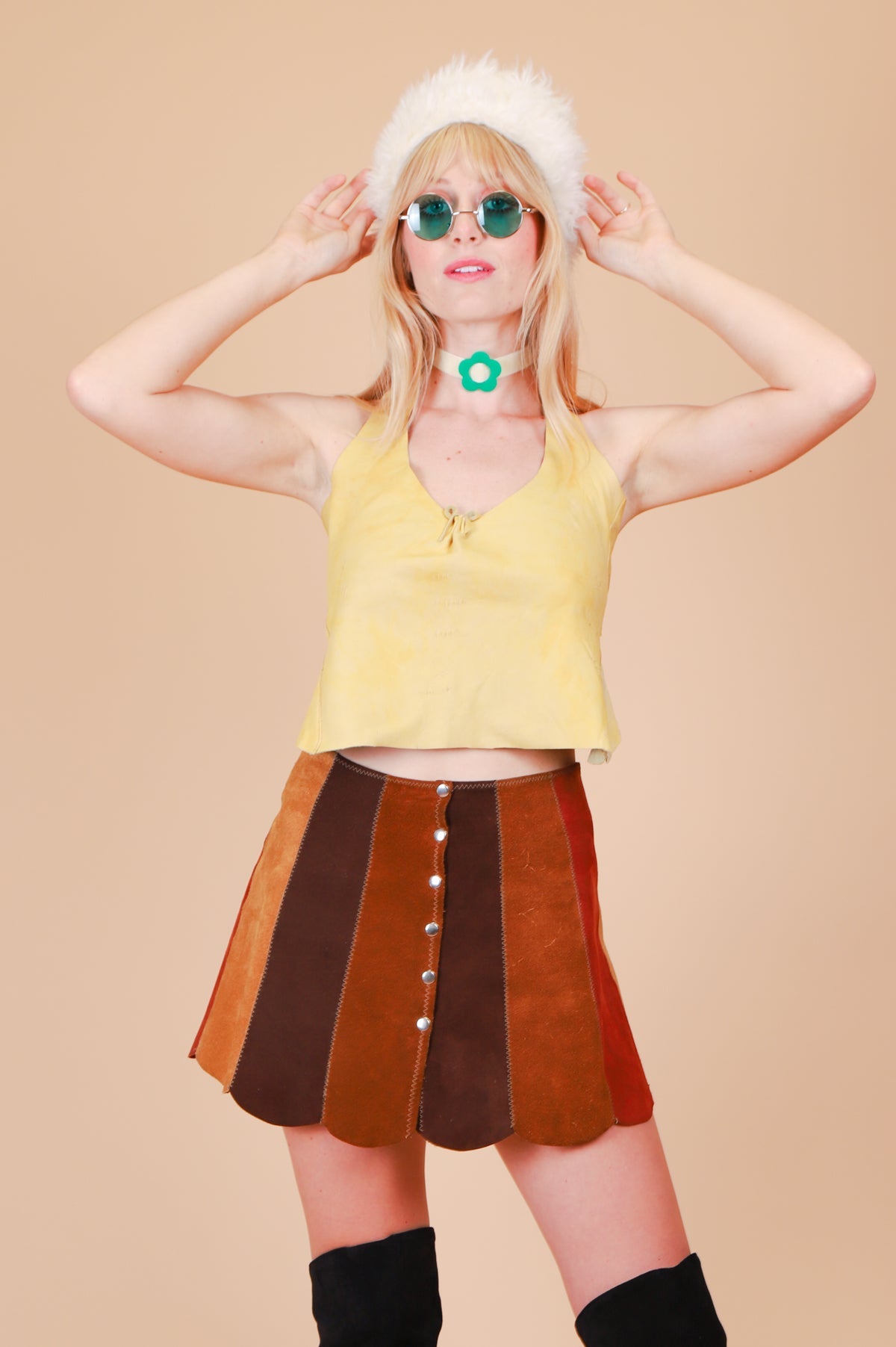 Vintage 1970’s Woodstock Fox Halter Top