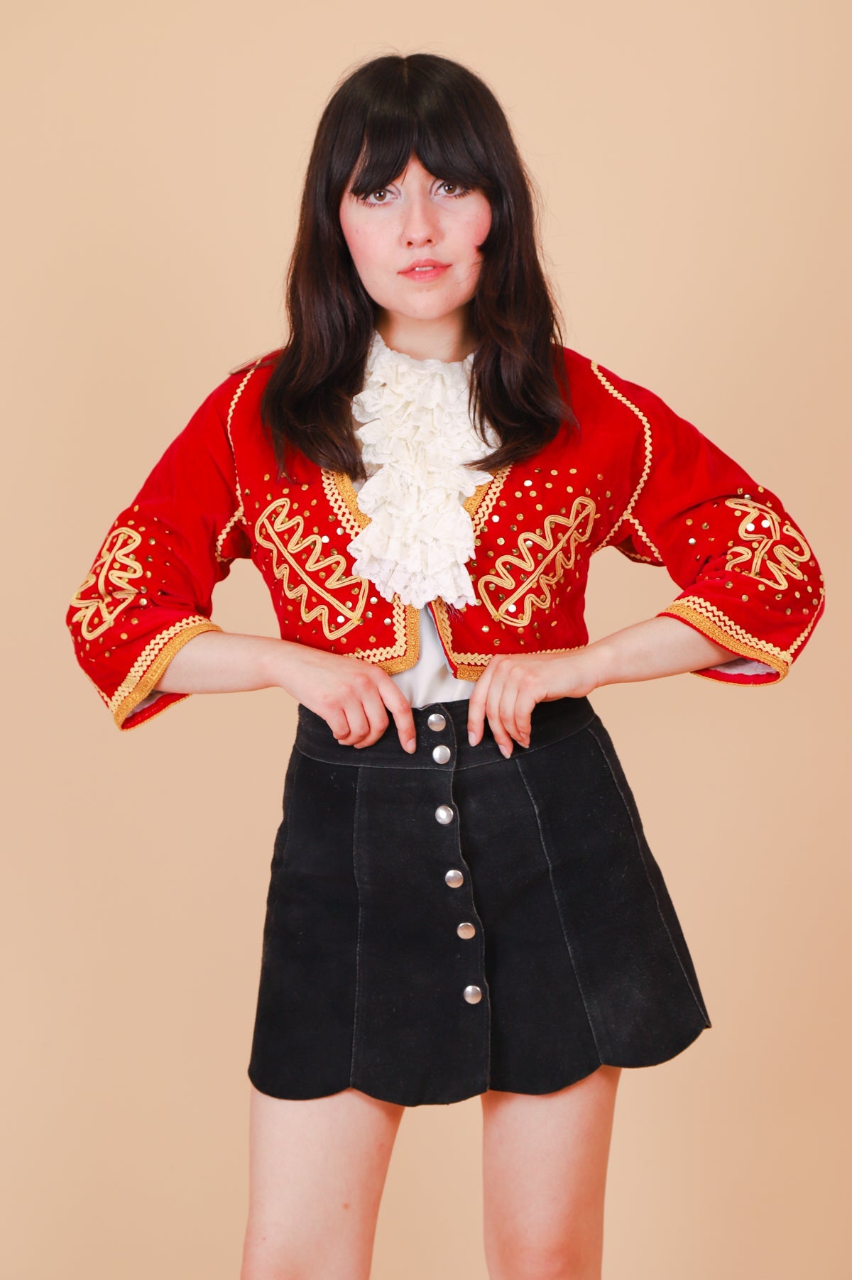 Vintage 1970’s Crimson Matador Velvet Jacket