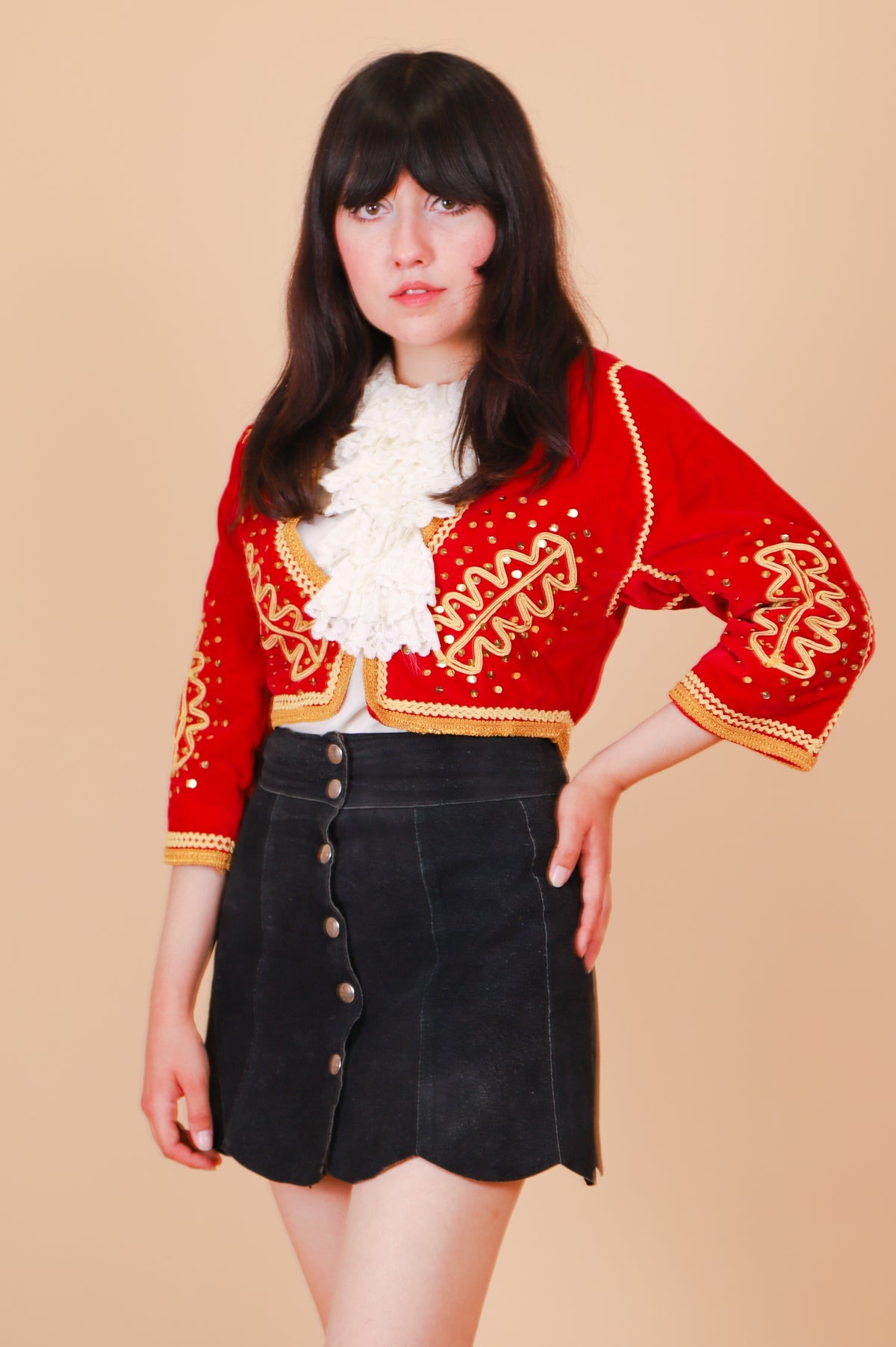 Vintage 1970’s Crimson Matador Velvet Jacket