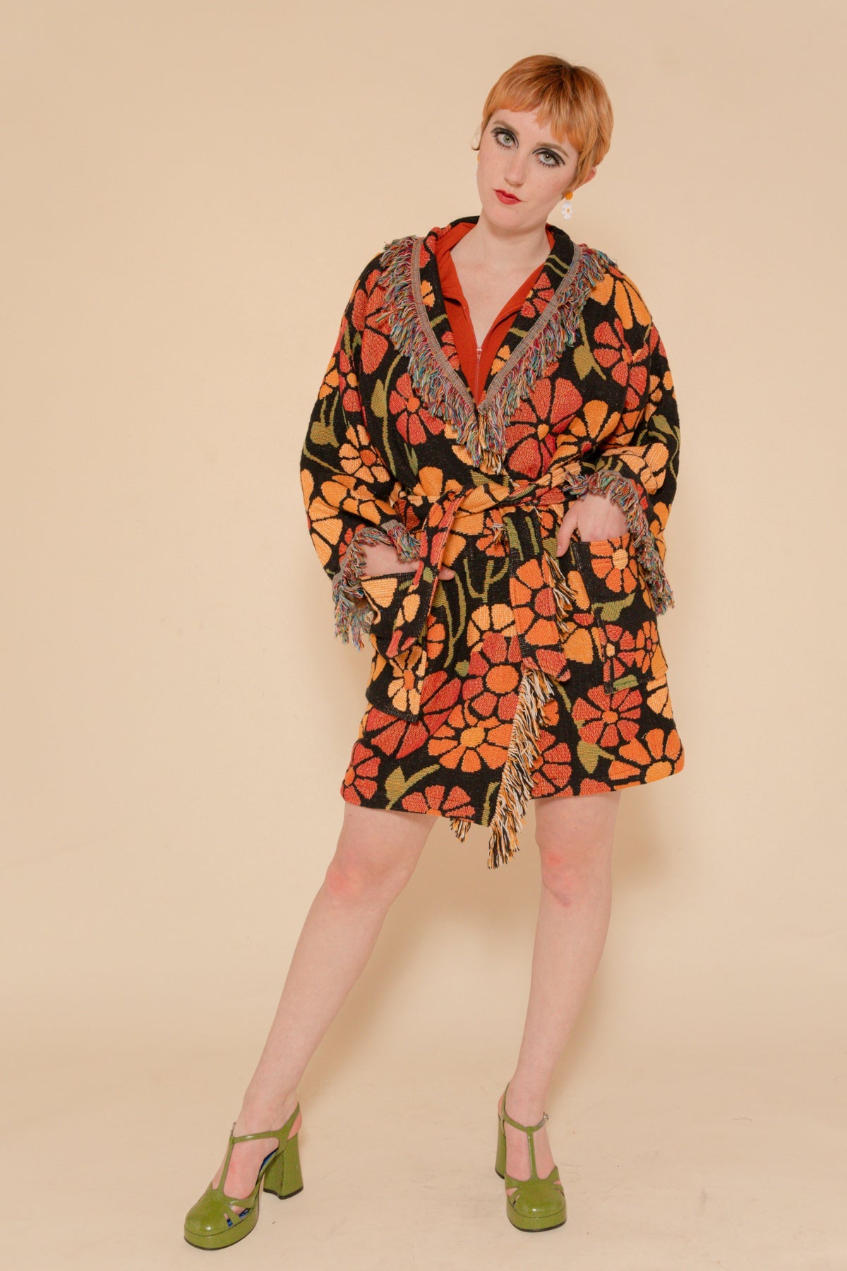 Marigold Blanket Robe Coat