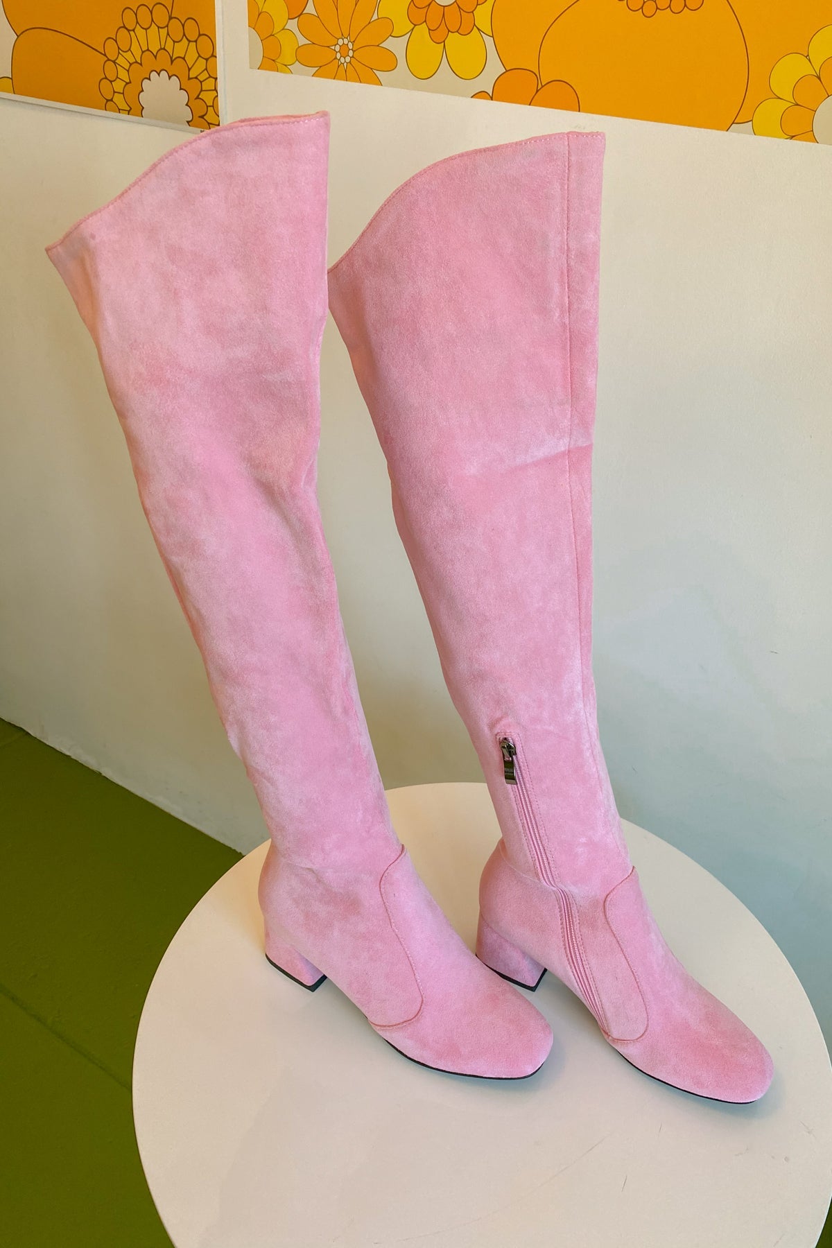 The Jane Boot in Bubblegum Pink