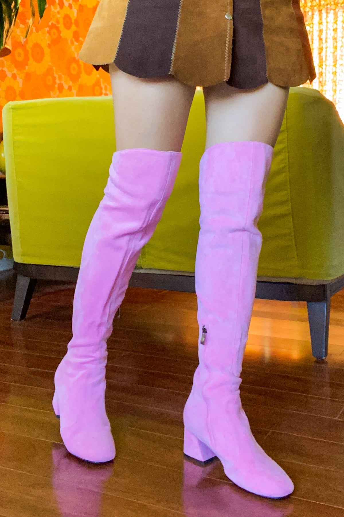The Jane Boot in Bubblegum Pink