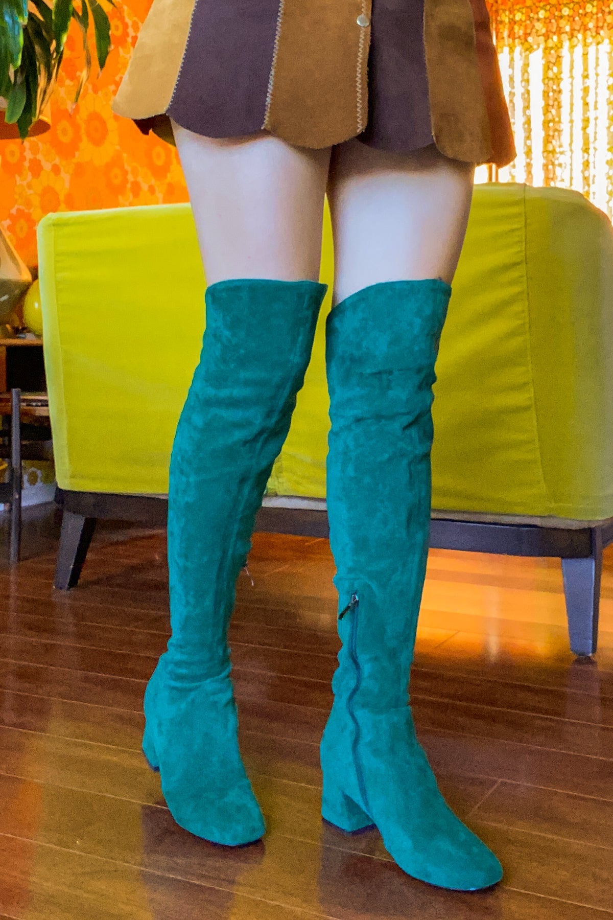 The Jane Boot in Emerald