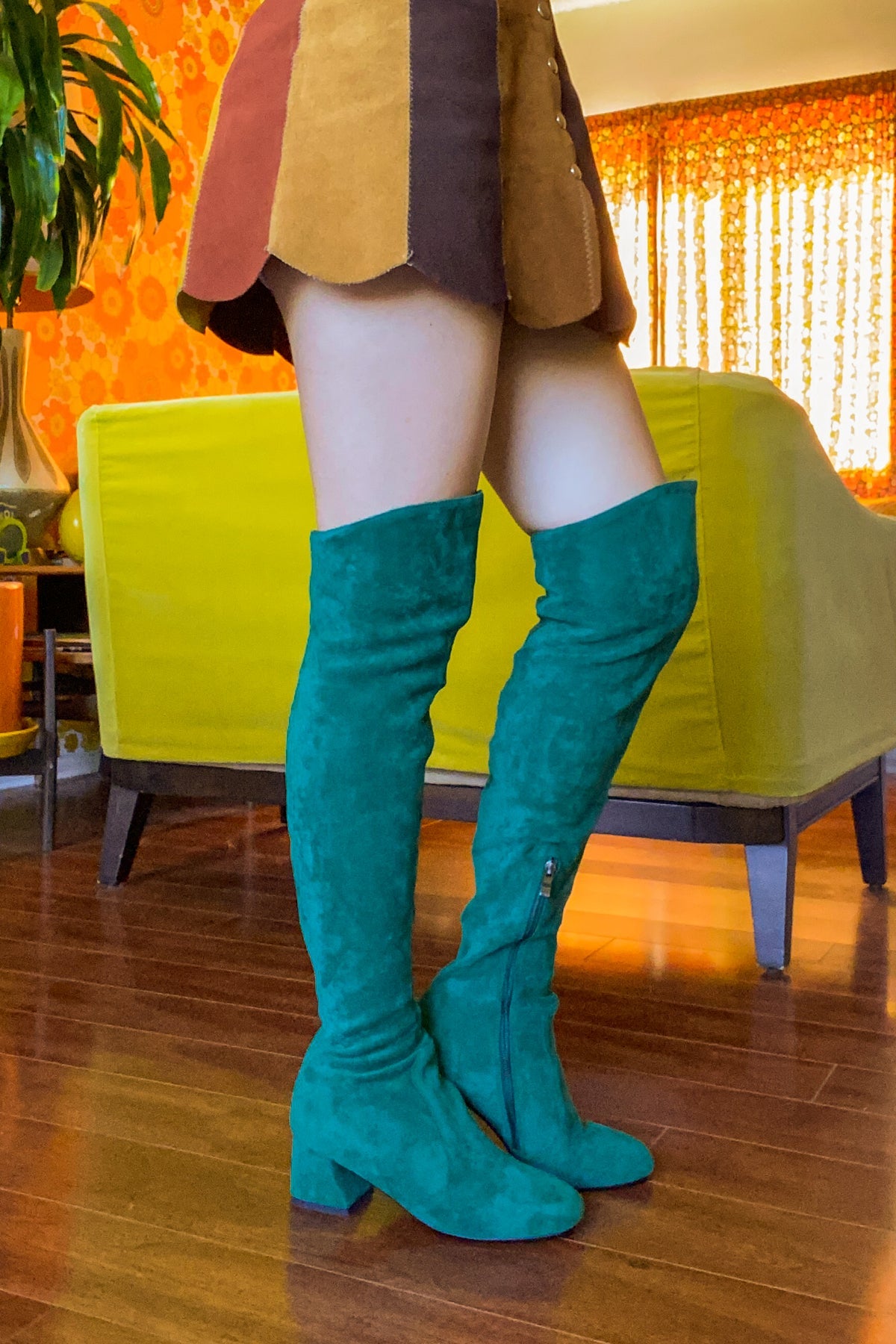 The Jane Boot in Emerald