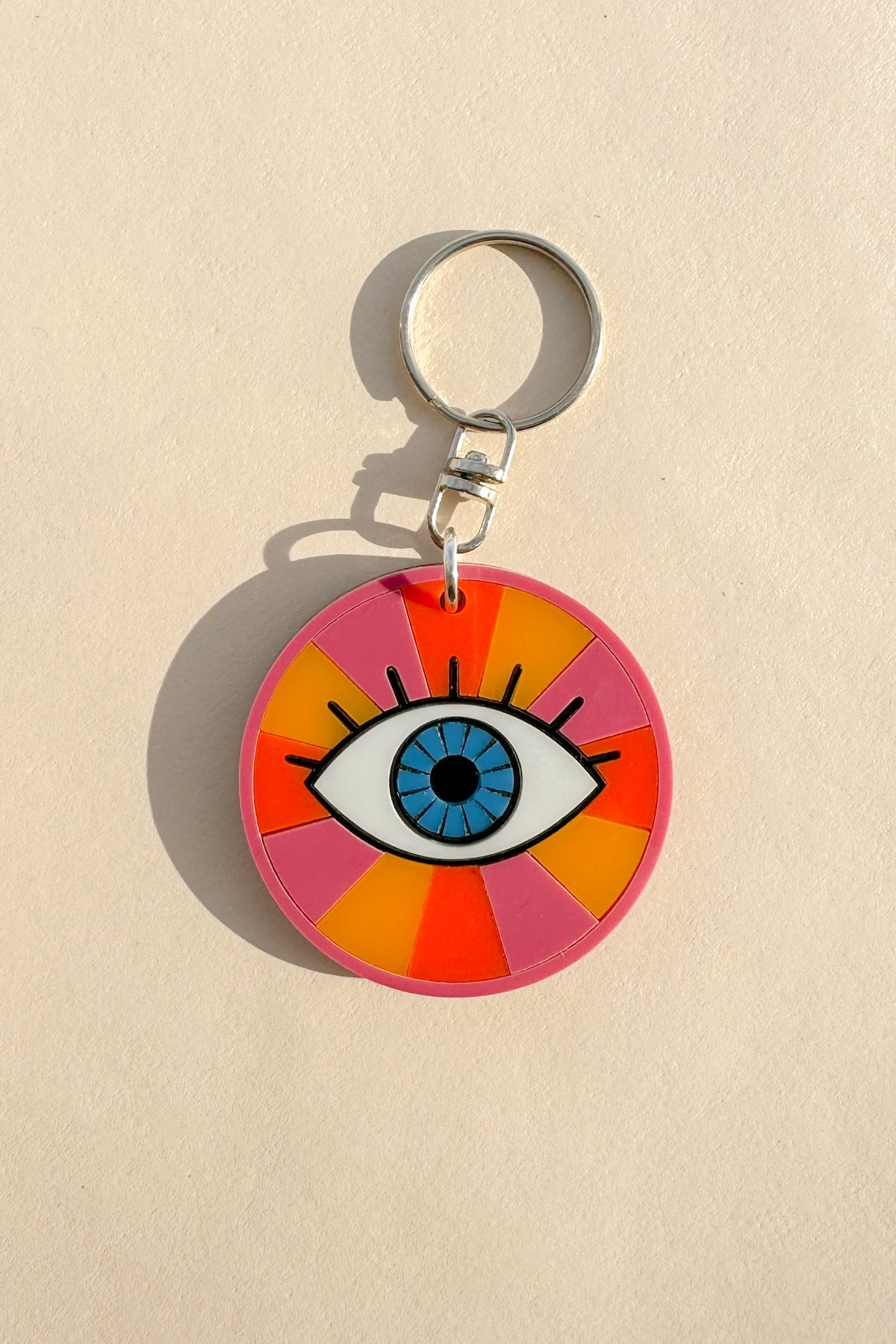 Rainbow Eye Keychain