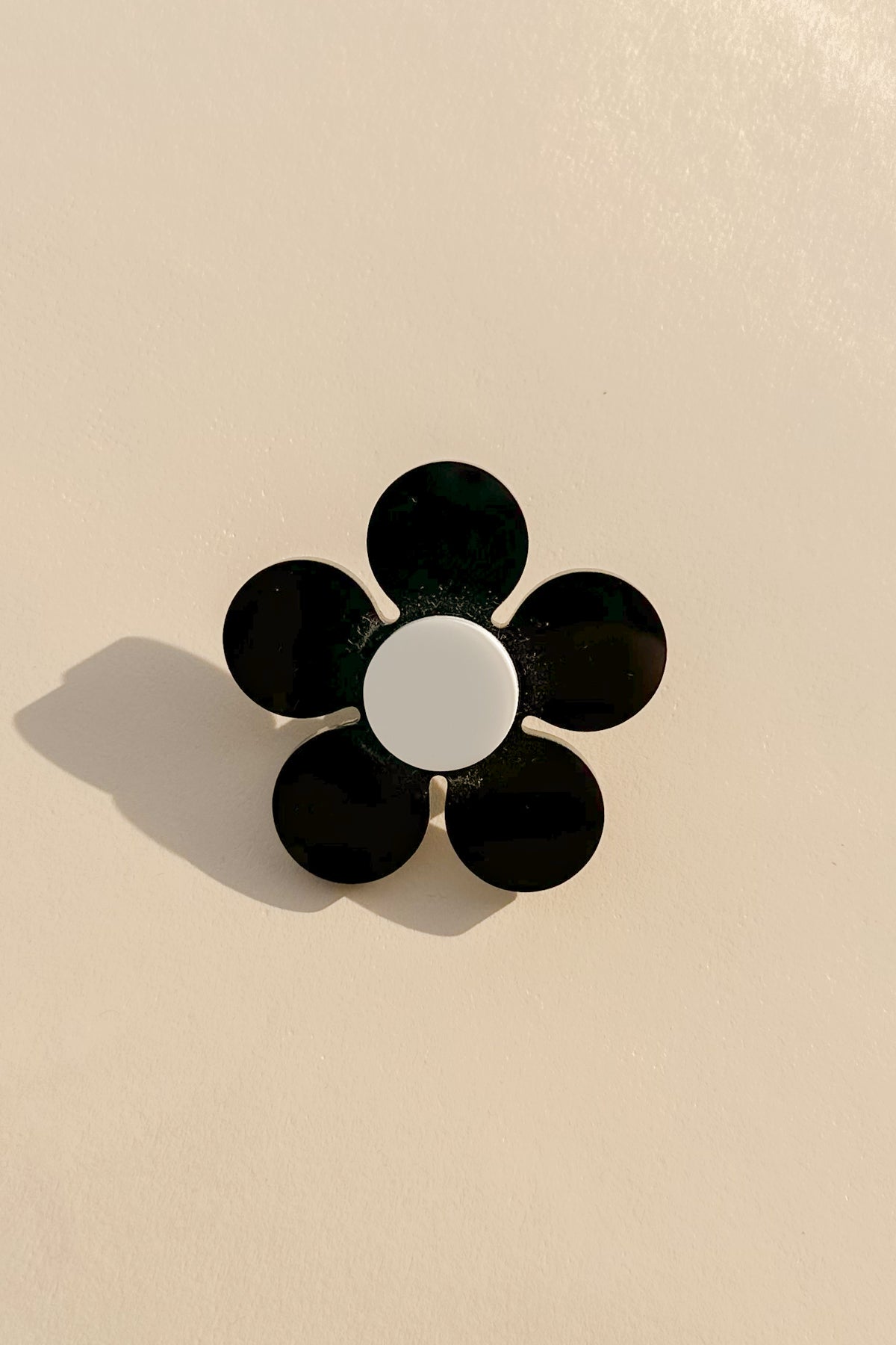 Marigold Brooch in Black