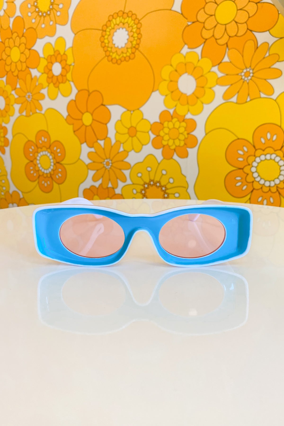 Fonda Sunglasses in Blue