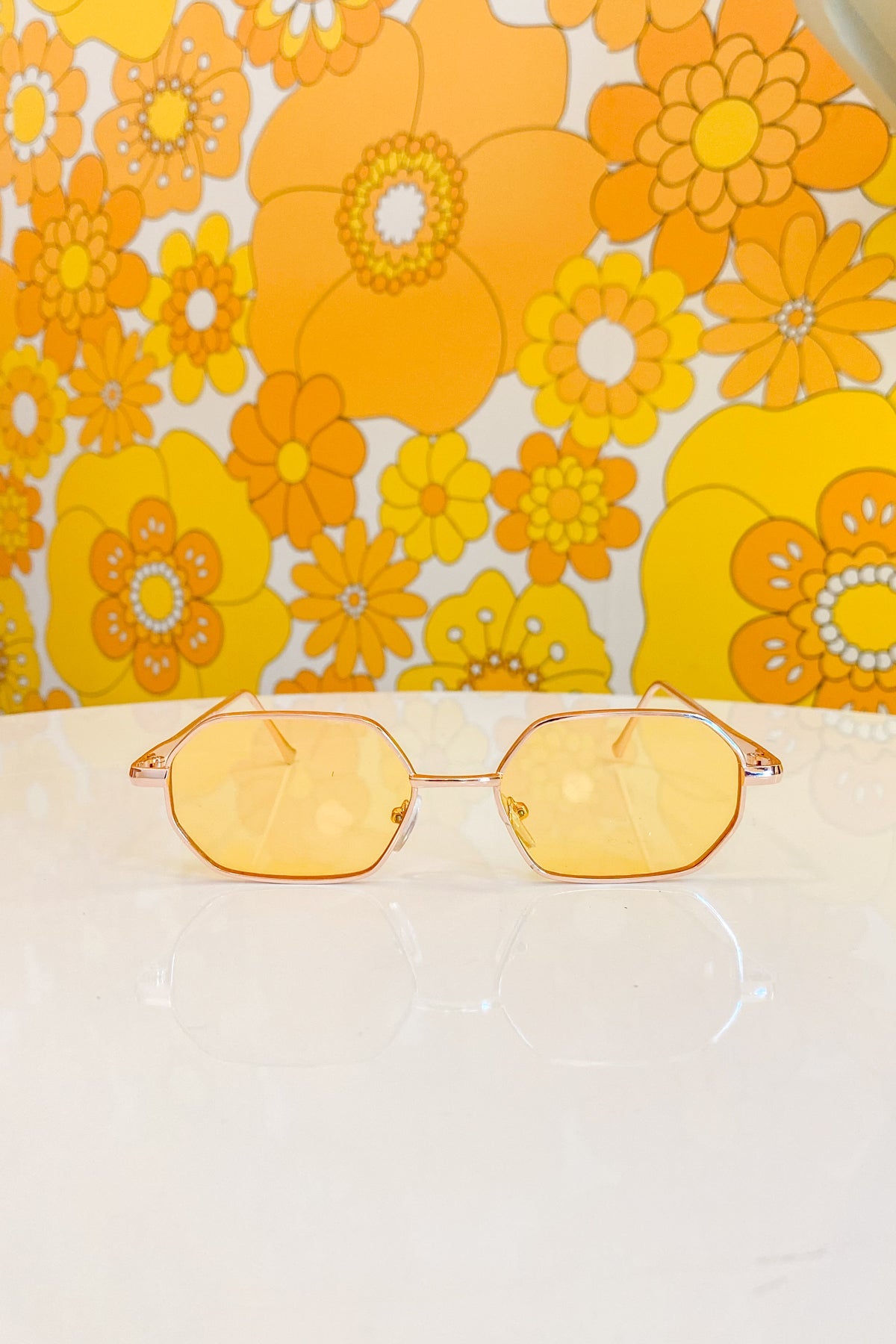 Edie Sunglasses in Yellow