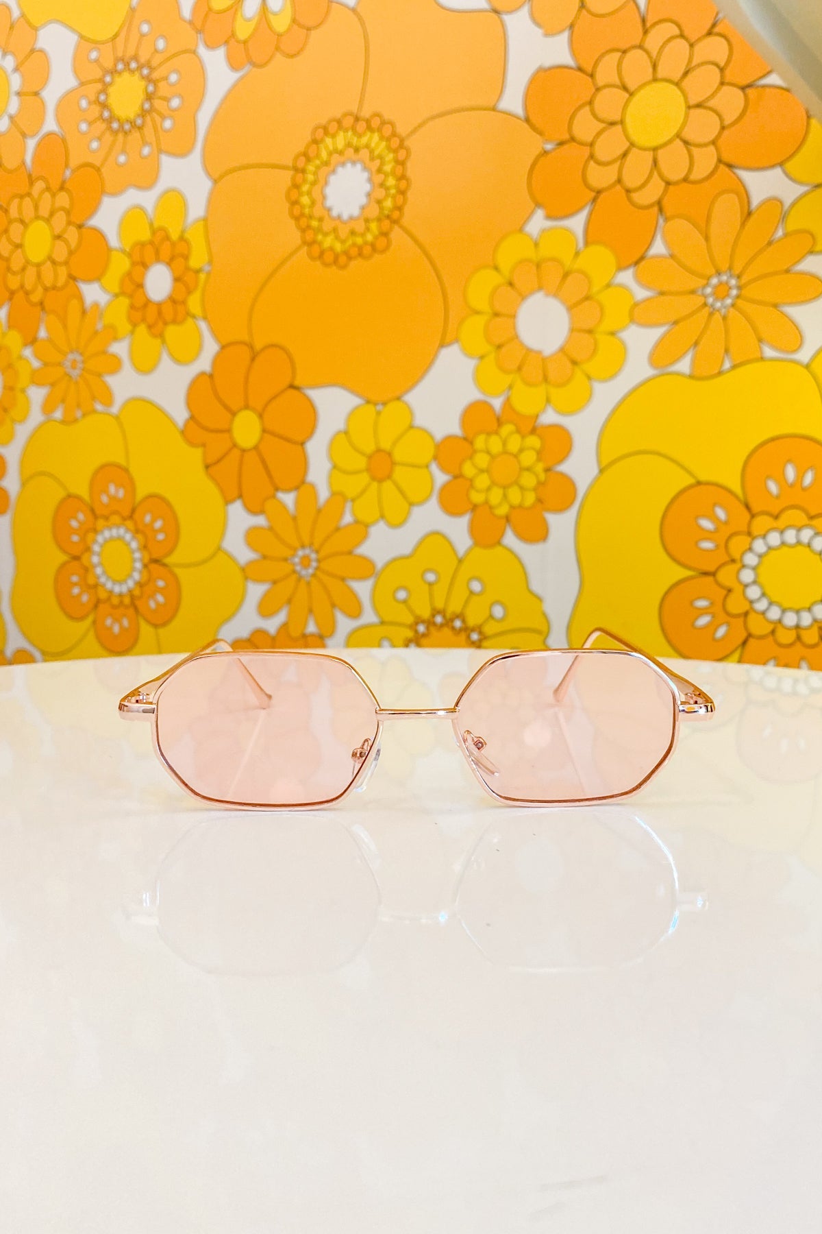 Edie Sunglasses in Petal