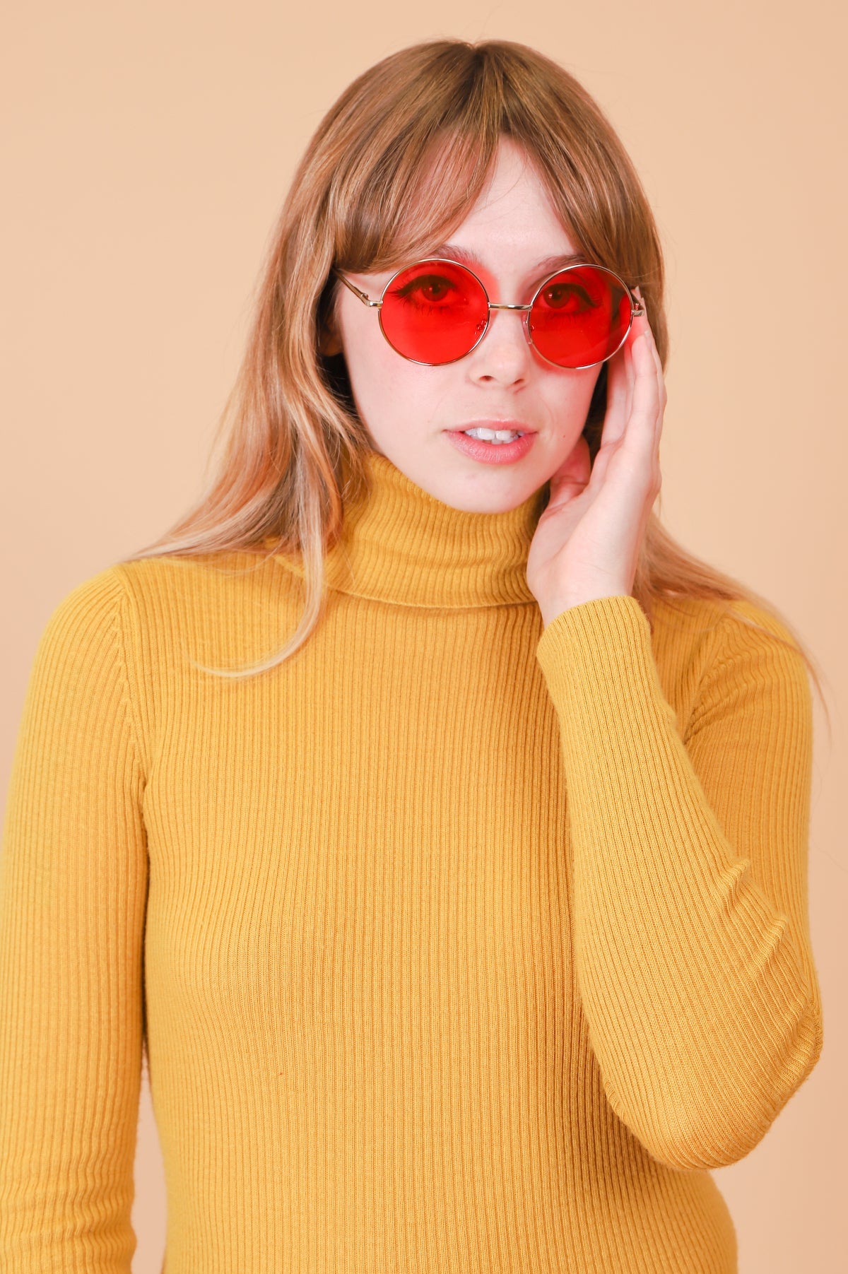 Lennon Sunglasses in Cherry