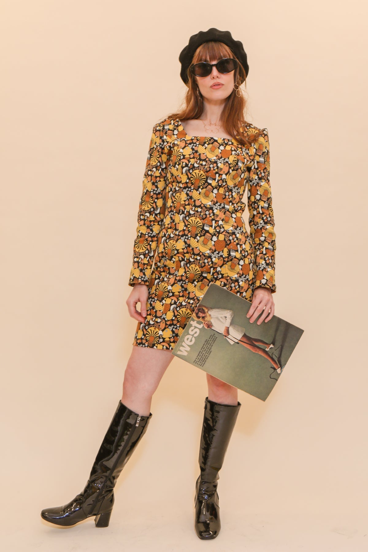 Carla Mini-Dress in Mushroom