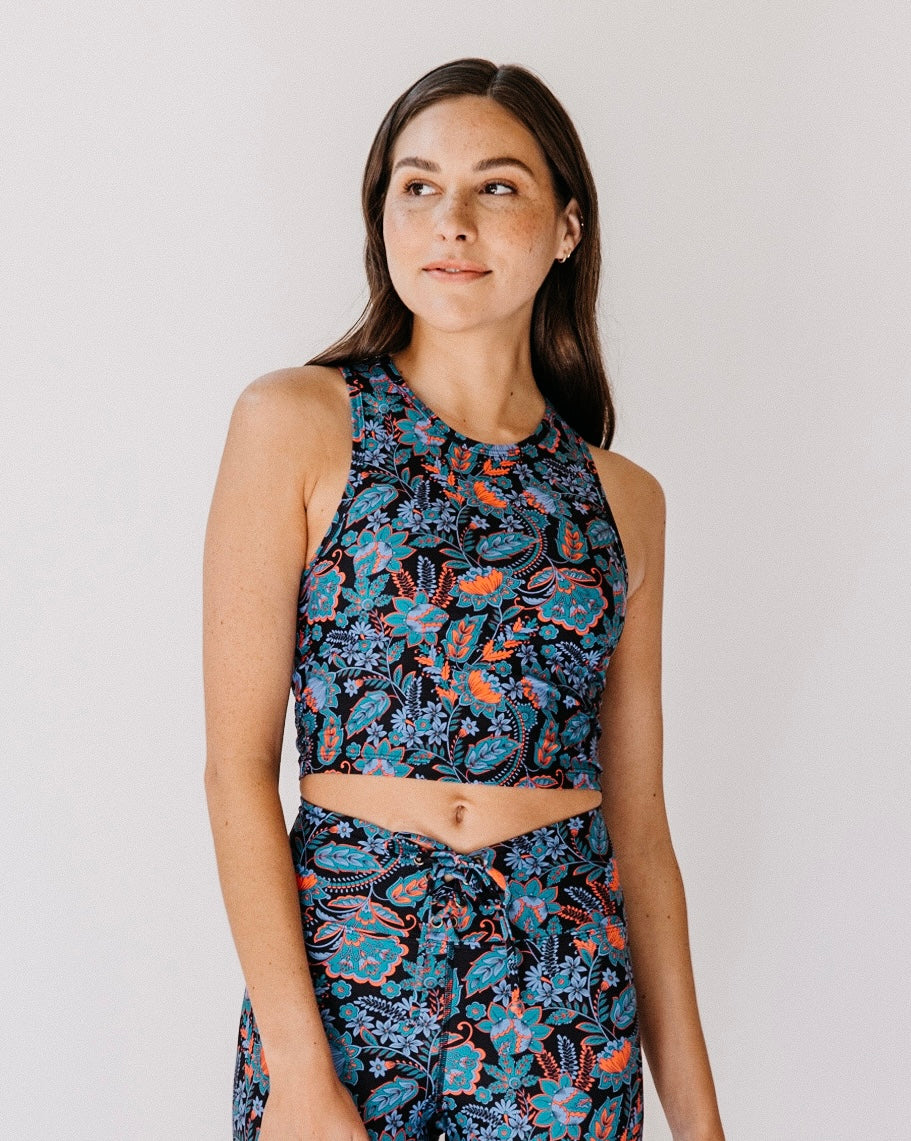 Basic Crop Top - Paisley