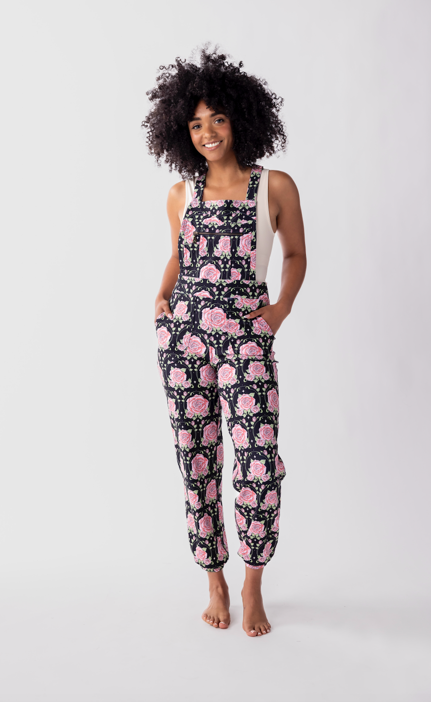 Overall Jumpsuit - Midnight Rose