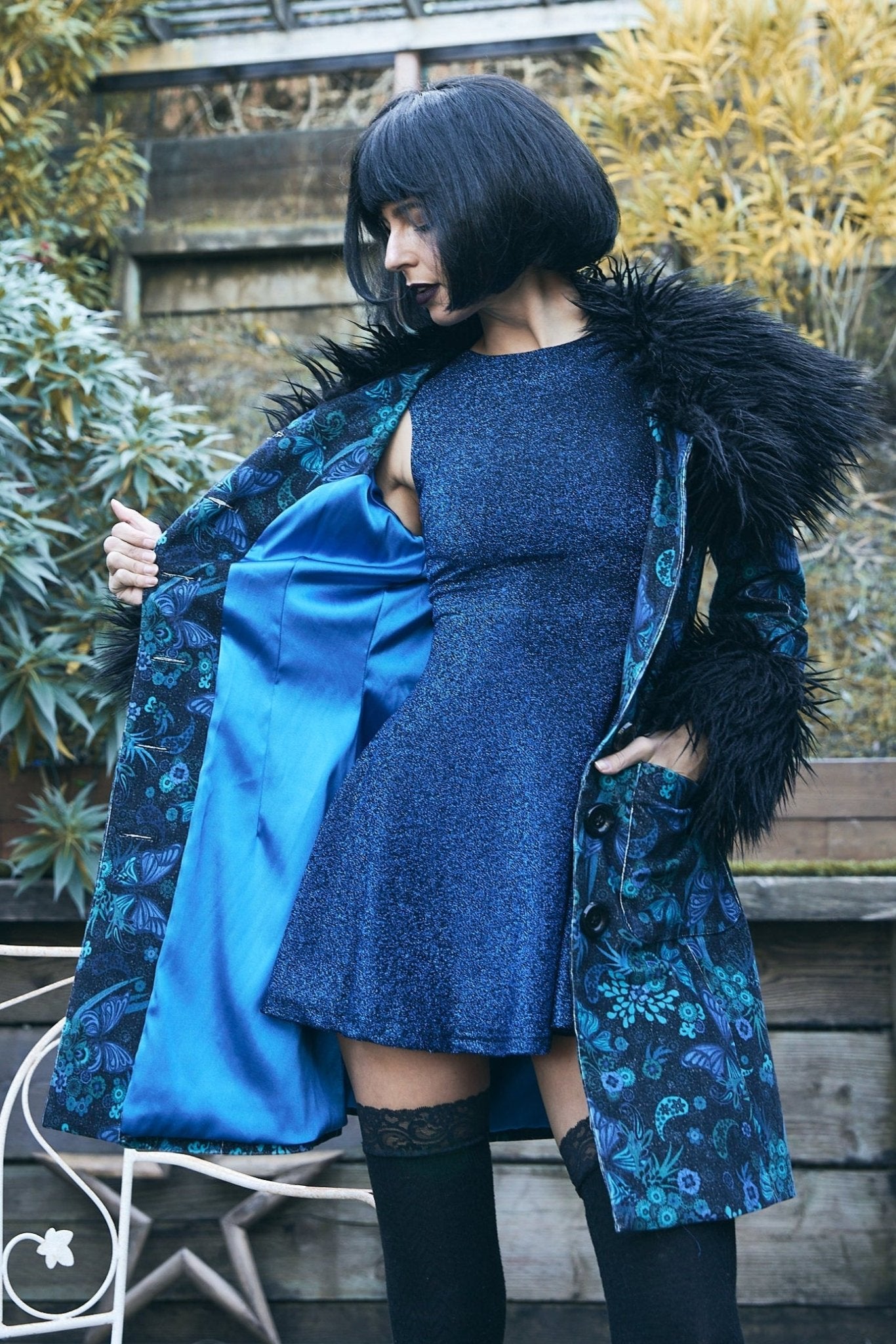 🦋 Blue Magic Coat - PhilineSF🦋 Blue Magic Coatwomens coats