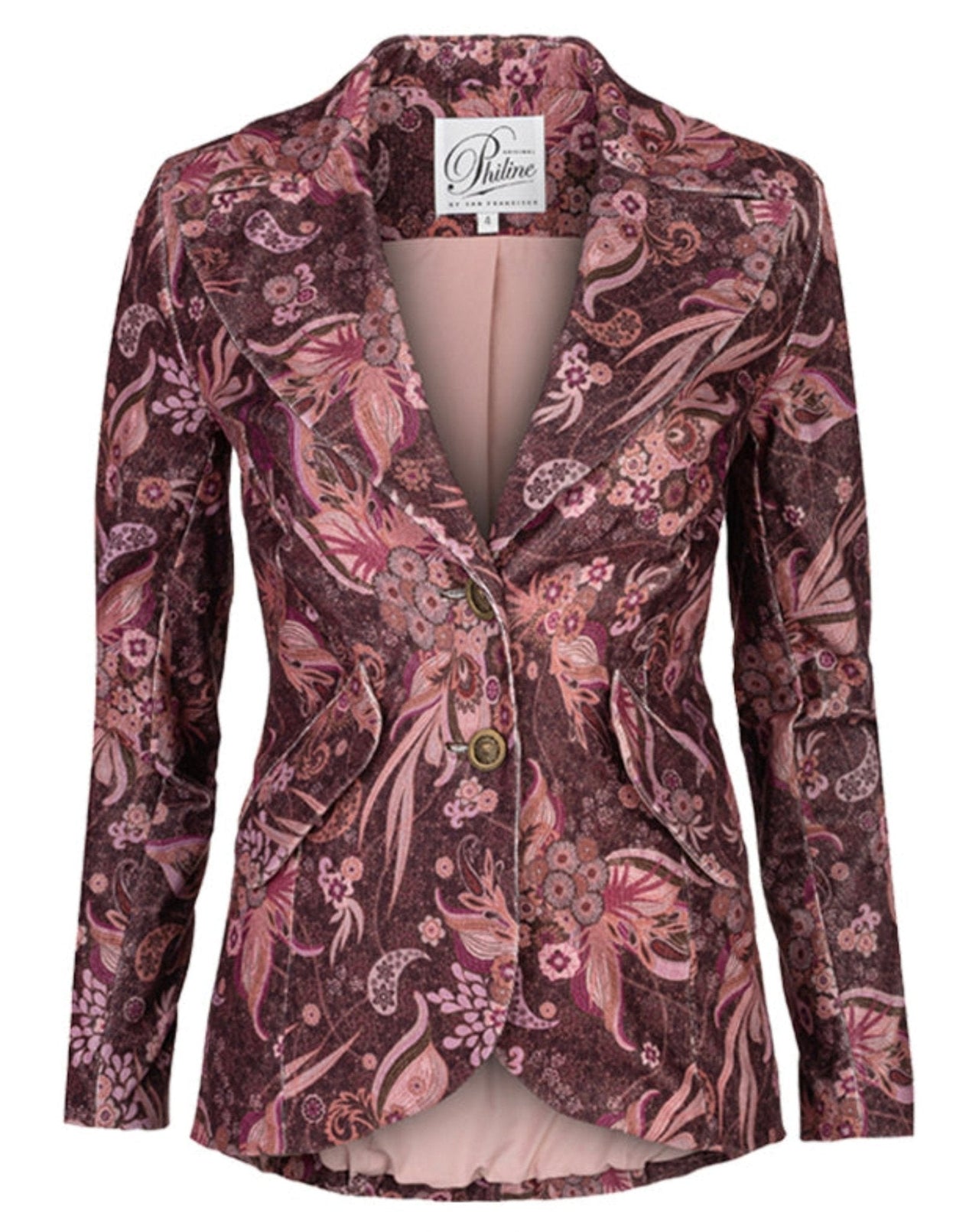 Feather Print Jacket