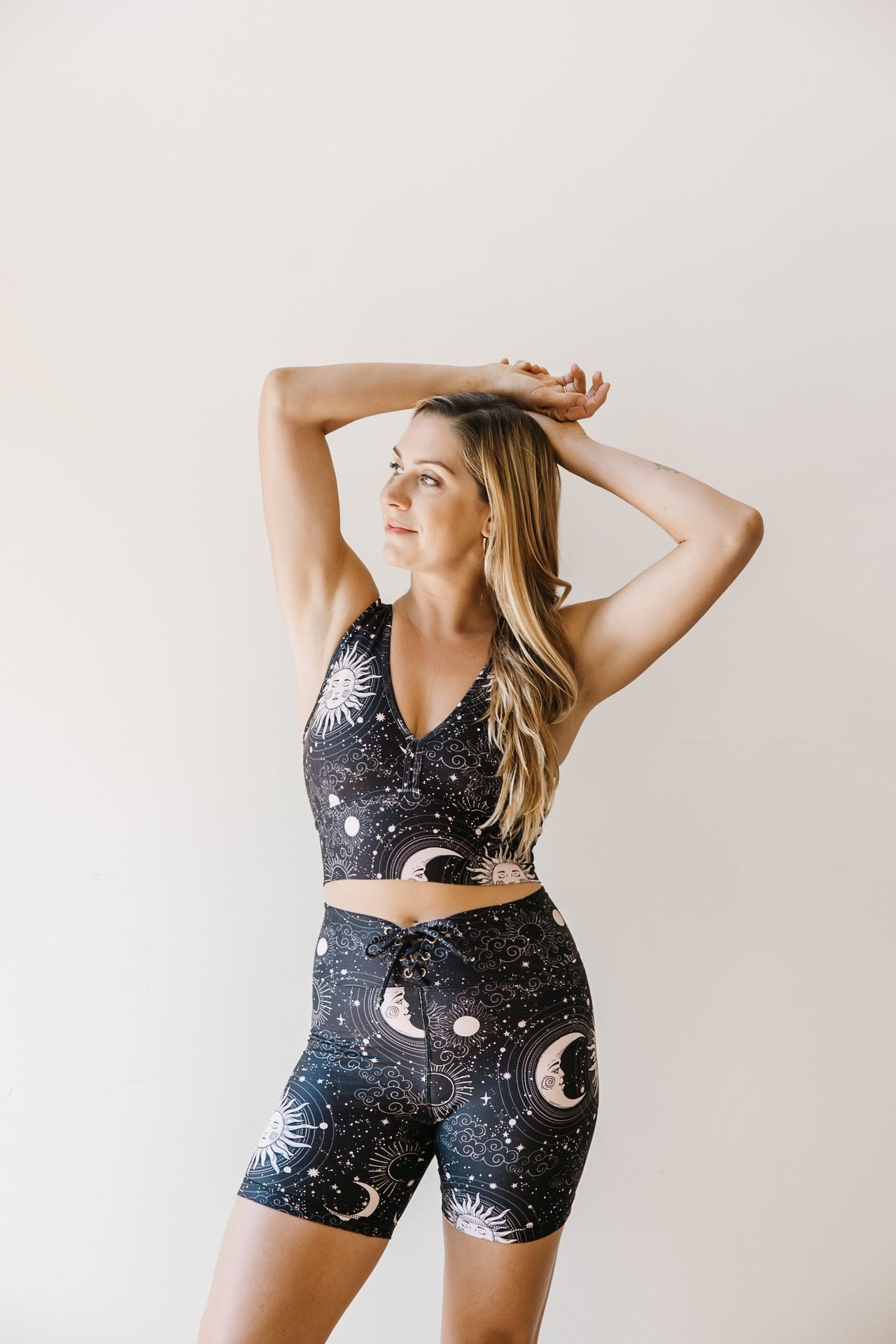 V-Neck Crop Top - Celestial