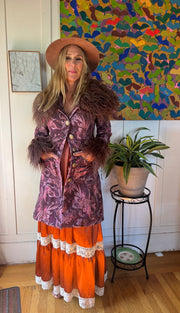 🌸 Kashmir Feather Coat - PhilineSF🌸 Kashmir Feather Coat womens coats