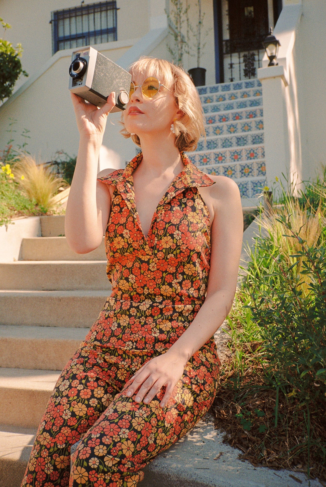 Cecilia Jumpsuit in Marigold